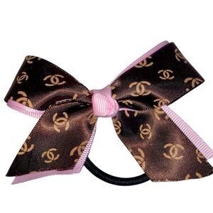 Upcycled Chanel Hair Ponytail Holder👱‍♀️ 🎀